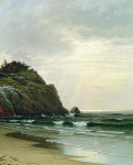 ⚓ Картина морской пейзаж художника от 190 грн.: Пасмурный день