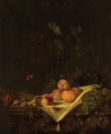 ₴ Картина натюрморт художника от 183 грн.: Персики и виноград