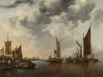 ⚓Картина морской пейзаж известного художника от 189 грн.: Морской пейзаж с кораблями