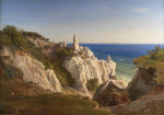 ₴ Картина пейзаж художника от 175 грн.: Скалы острова Мён