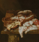 ₴ Картина натюрморт известного художника от 167 грн.: Натюрморт с морепродуктами