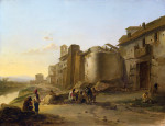 ₴ Картина пейзаж известного художника от 189 грн.: Вид на Тибр