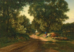 ₴ Картина пейзаж відомого художника від 175 грн.: Літній полудень біля річки