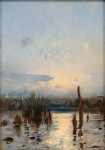 ₴ Картина пейзаж известного художника от 164 грн.: На реке Донце