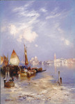 ₴ Картина морський пейзаж відомого художника від 160 грн.: Вид на Венецію