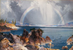 ₴ Картина пейзаж відомого художника від 175 грн.: Озеро Єллоустон