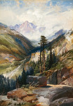 ₴ Картина пейзаж известного художника от 164 грн.: Гора Святого Хреста, Колорадо