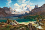 ₴ Картина пейзаж художника от 189 грн.: Гозауза с видом на Дахштайн