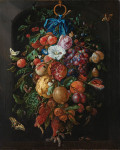 ₴ Картина натюрморт відомого художника від 205 грн.: Гірлянда з фруктів і квітів