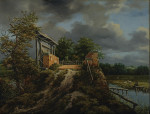 ₴ Репродукция пейзаж от 241 грн.: Мост со шлюзом