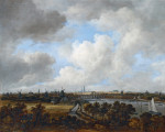 ₴ Репродукция пейзаж от 253 грн.: Вид на Амстердам с Амстелдижа