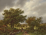 ₴ Картина пейзаж відомого художника від 209 грн.: Дорога серед дерев