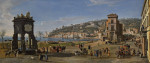 ₴ Репродукция городской пейзаж от 257 грн.: Неаполь, вид Ривьеры ди Чия