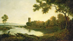₴ Картина пейзаж художника від 164 грн.: Ллін Періс і замок Долбадарн