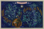 ₴ Географическая карта высокого разрешения от 179 грн.: Полноцветная карта Небесной планисферы