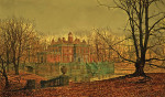 ₴ Купить картину пейзаж художника от 164 грн: Йоркширский дом окруженный рвом