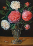 ₴ Картина натюрморт художника от 205 грн.: Букет роз в вазе