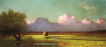 ₴ Картина пейзаж известного художника от 133 грн: Солнечный свет и тень - болота Ньюбери