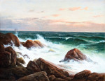 ⚓ Картина морской пейзаж художника от 209 грн.: Скалистый пейзаж