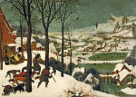 ₴ Картина пейзаж известного художника от 194 грн.: Охотники на снегу - январь