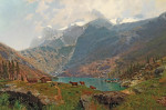 ₴ Картина пейзаж художника от 184 грн.: Вид на Энгстлерзее
