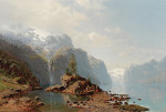 ₴ Картина пейзаж художника от 184 грн.: Фьорд Ромсдален, Норвегия