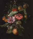 ₴ Репродукція натюрморт від 228 грн.: Гірлянда з квітів, що висить на цвяху