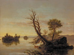 ₴ Картина пейзаж известного художника от 207 грн.: Сцена озера