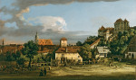 ₴ Картина городской пейзаж художника от 200 грн.: Пирна, ворота города с юга