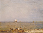 ₴ Картина морський пейзаж відомого художника від 242 грн.: Спокійне Чорне море