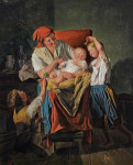 ₴ Картина бытовой жанр известного художника от 238 грн.: Материнское счастье