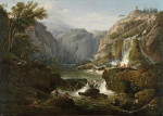 ₴ Картина пейзаж известного художника от 230 грн: Водопады в Тиволи