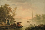 ₴ Картина пейзаж відомого художника від 218 грн.: Пралі у озера