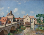 ₴ Картина городской пейзаж известного художника от 248 грн.: Мост в Море