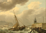 ⚓Картина морской пейзаж художника от 194 грн.: Корабль в штормовом море