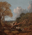₴ Картина пейзаж известного художника от 225 грн: Упавшее дерево