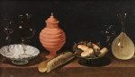 ₴ Картина натюрморт известного художника от 199 грн.: Натюрморт с конфетами и стеклянными сосудами