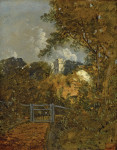 ₴ Картина пейзаж известного художника от 255 грн: Пейзаж с дорогой и замком за ней