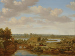 ₴ Купить картину пейзаж художника от 249 грн: Панорама возле Арнема с Рейнскими воротами