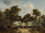 ₴ Картина пейзаж известного художника от 242 грн.: Коттеджи в лесу