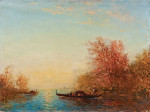 ₴ Картина морской пейзаж художника от 249 грн.: Фузине, Окрестности Венеции