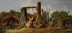 ₴ Купить картину пейзаж известного художника от 168 грн: Крестьянка у колодца