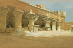 ₴ Купить картину пейзаж известного художника от 224 грн: Храм Гора в Эдфу