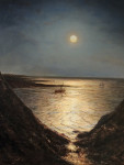 ⚓Картина морской пейзаж художника от 202 грн.: Лунный свет в Порнике