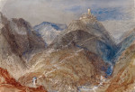 ₴ Картина пейзаж відомого художника від 224 грн.: Замок на висоті біля Женеви