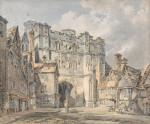₴ Картина пейзаж відомого художника від 267 грн.: Вхід в Кентерберійський собор
