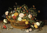 ₴ Картина натюрморт известного художника от 175 грн.: Корзина цветов