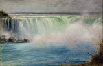 ₴ Картина пейзаж известного художника от 166 грн.: Ниагарский водопад