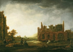 ₴ Картина пейзаж відомого художника від 236 грн.: Пейзаж з руїнами абатства Рейнсбург
