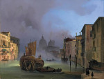 ₴ Картина міського пейзажу художника від 233 грн.: Гранд-канал від мосту Академії з Санта-Марія делла Салюте